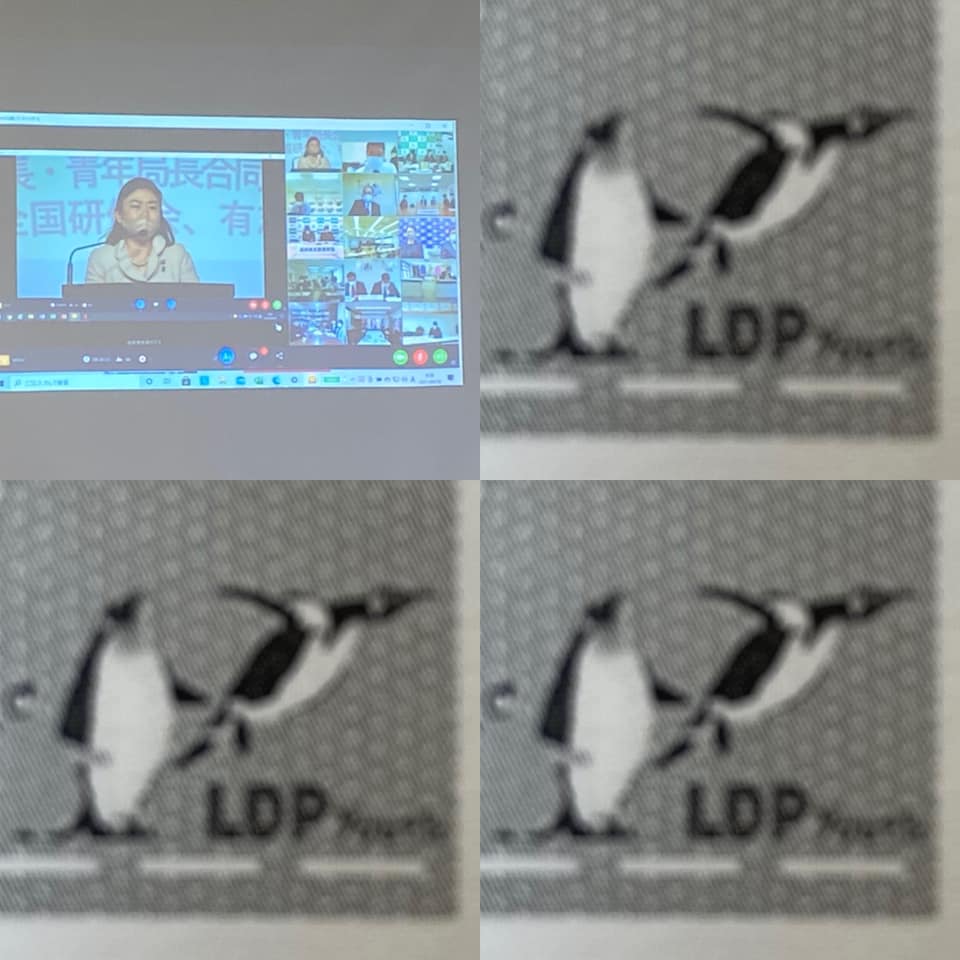 自民党青年局の研修会